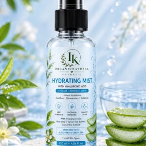 Organic Skincare Pakistan Hydrating Mist with Hyaluronic Acid